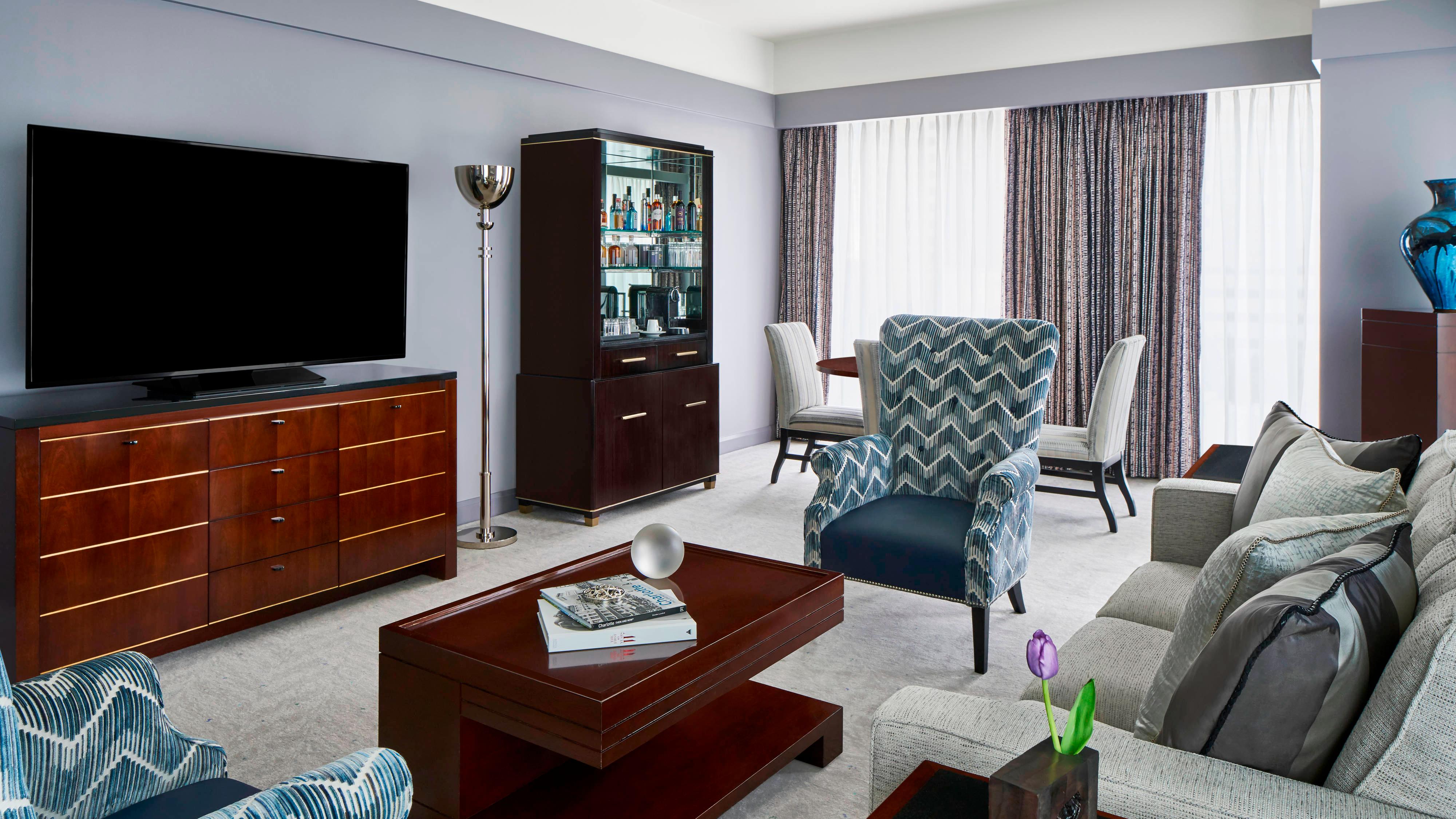 园景一卧室行政套房 - 带2张大床和梳化床