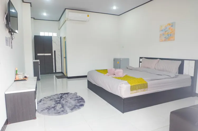 ห้องพักที่มีเตียงคิงไซส์ปลอดบุหรี่