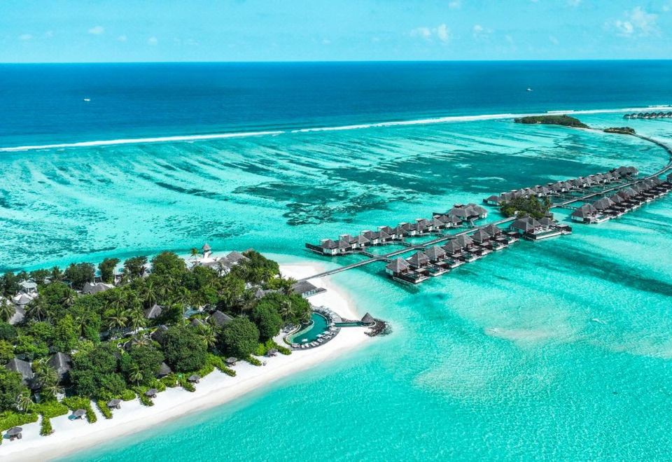 豪華特大床沙灘庭院泳池房