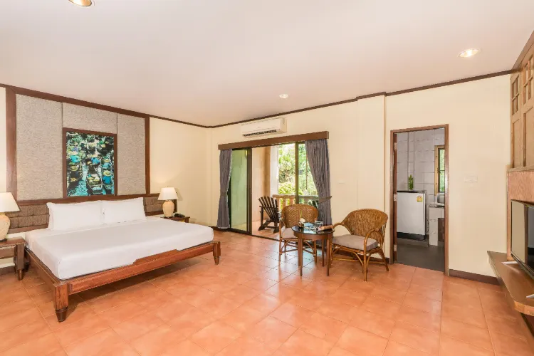 ห้องดีลักซ์ เตียงใหญ่ 1 เตียง