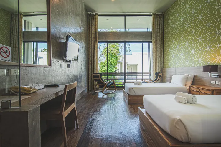 ห้องวิวลานระเบียงอาคาร