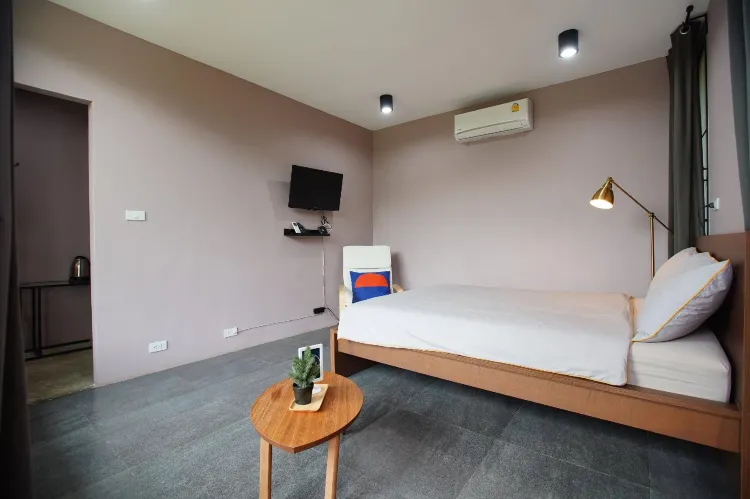 ห้องสตูดิโอพร้อมระเบียงและเตียง 1 เตียง