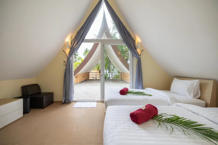 วิลลาแบบสามห้องนอนพร้อมวิวทะเล