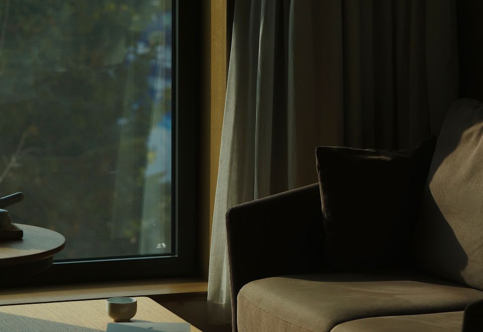 山景家庭雙床房+窗外好景+茶空間