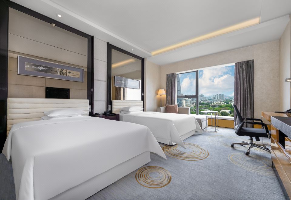 豪华江园双景双床房