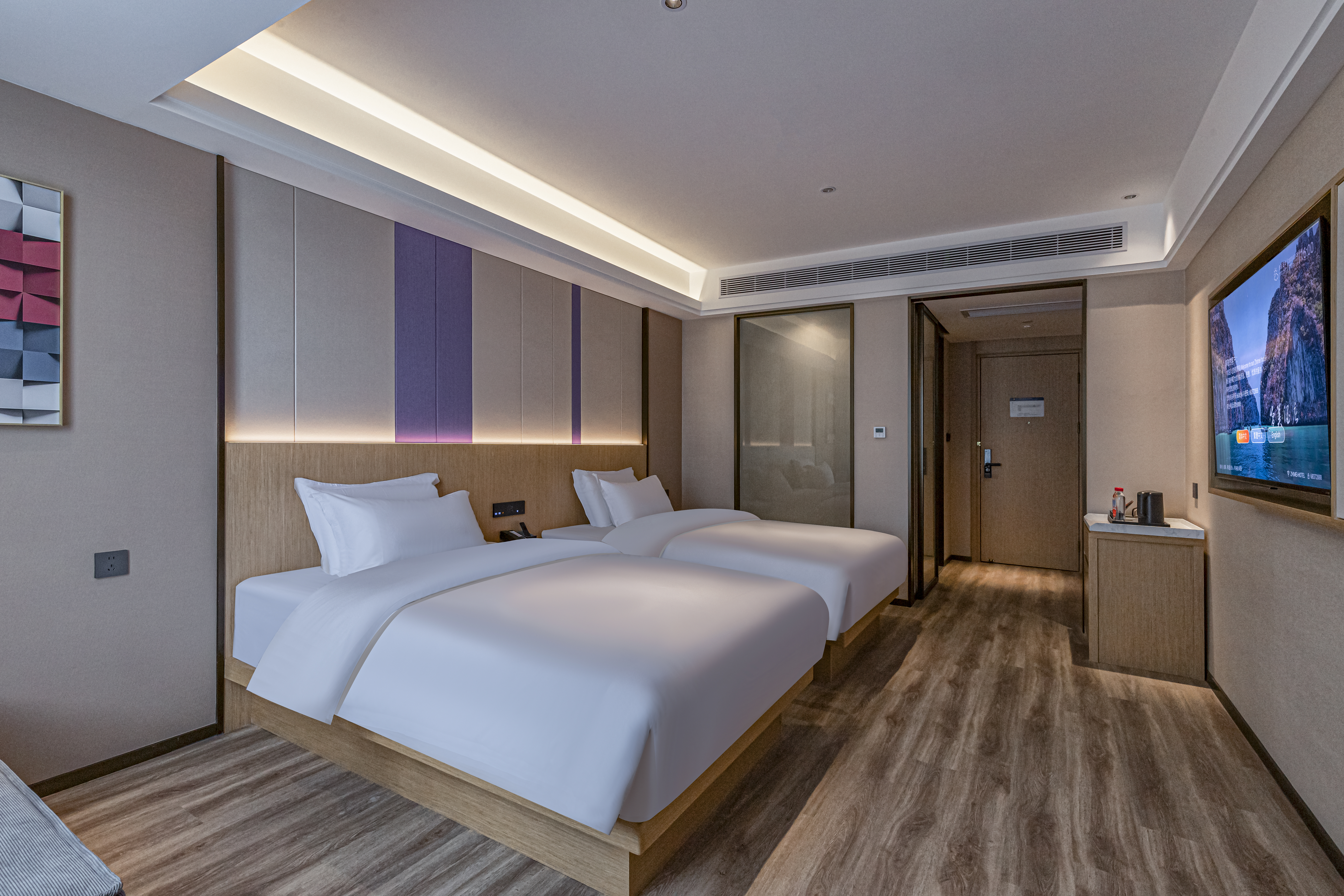 智美园景双床房【智能小度客控+舒适好风景】