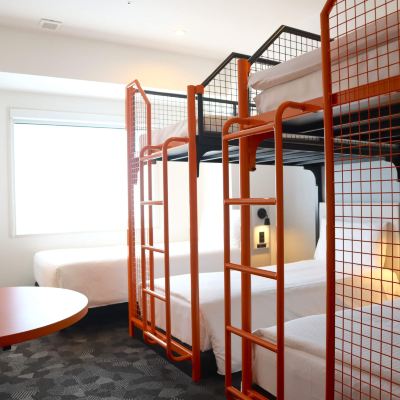 Superior Room with Two Bunk Beds and One Single Bed