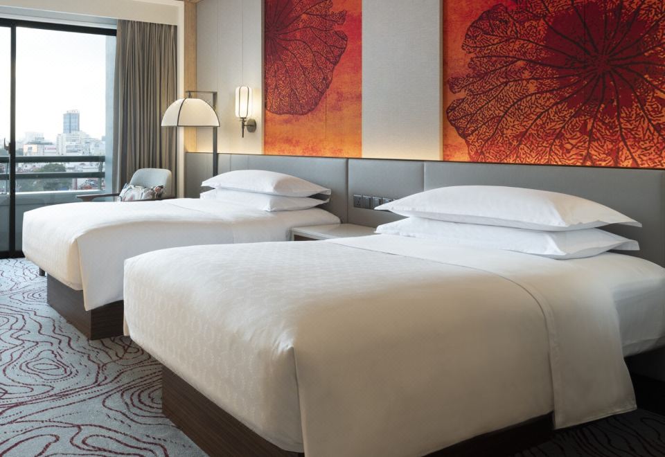 可使用俱樂部休息室，客房，雙床