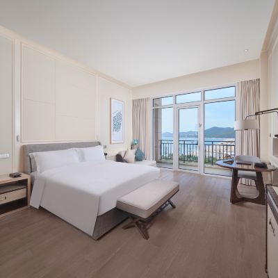 豪華海景大床房 大連金石灘魯能希爾頓度假酒店優惠