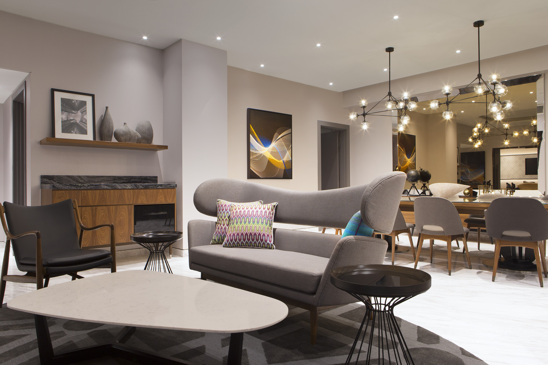 一卧室總統套房，一張特大床，漩渦池