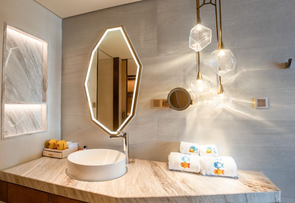 小黃鴨主題正海景雙床房