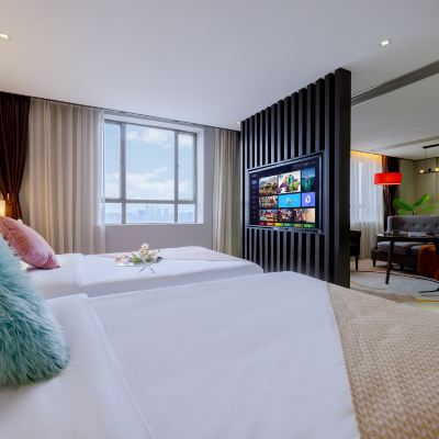 尊享雙床套房 廣州桔樹·銘泰公寓優惠