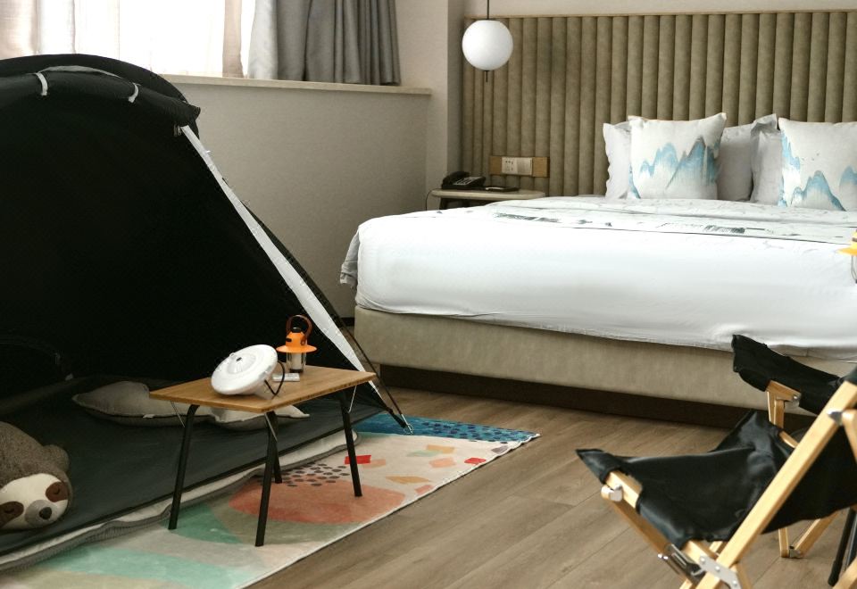 山野主题双床房-复式星河帐篷探险