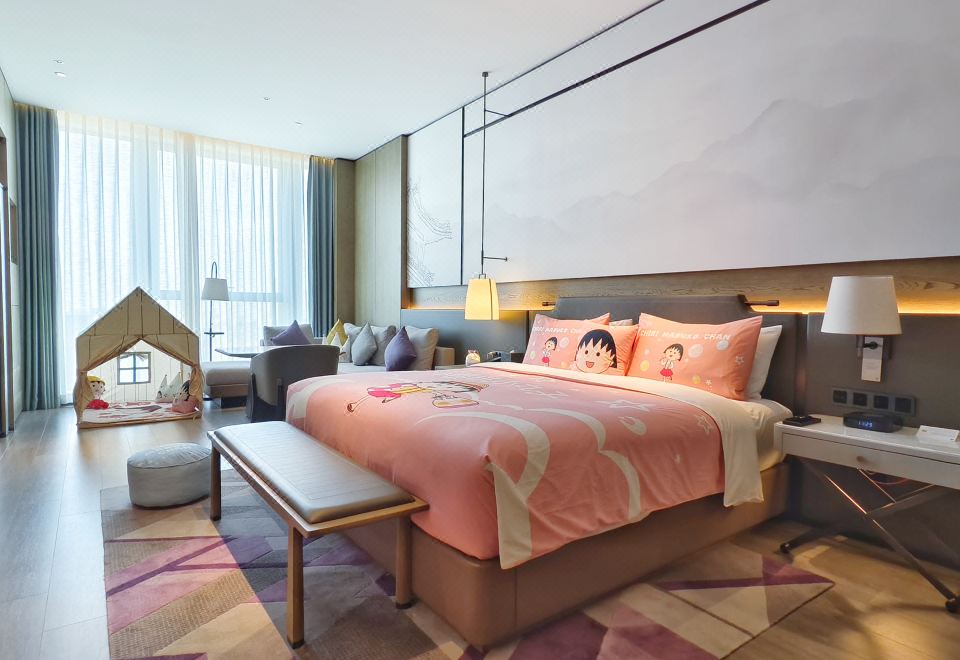 动漫时光|樱桃小丸子主题大床房-粉萌梦乡