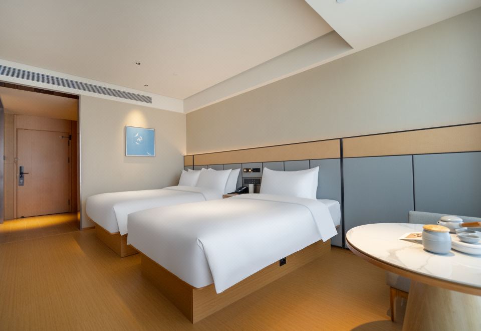 亲子房【一大一小双床|金可儿床垫|小冰箱】