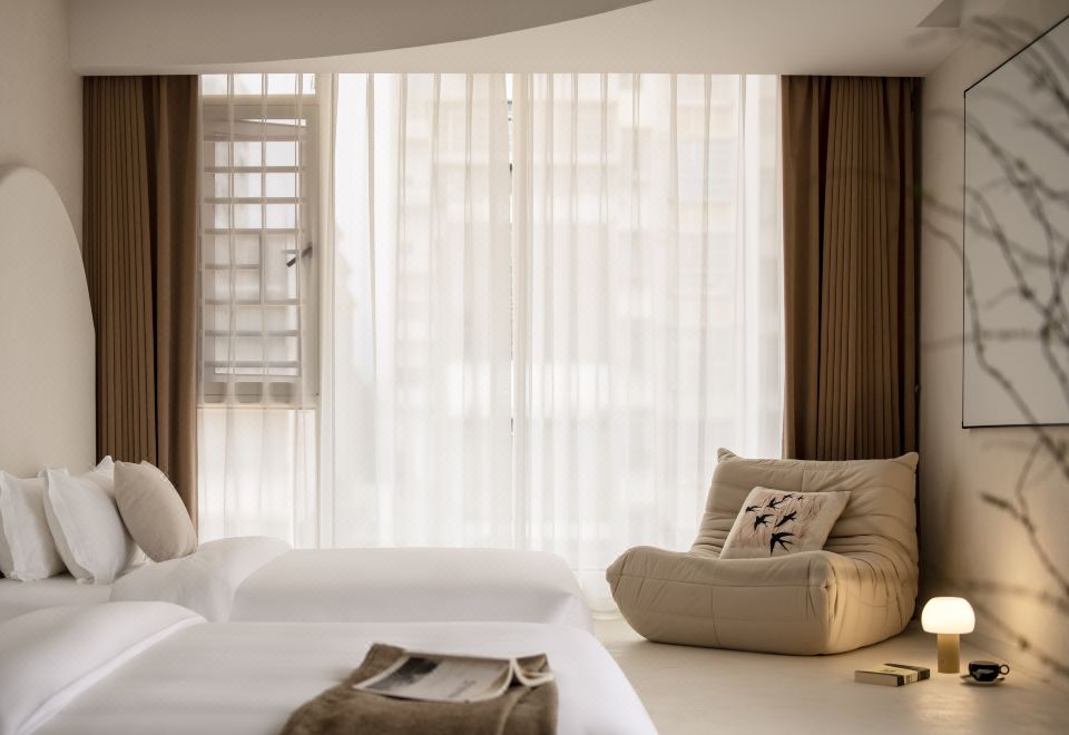 柠时丨想云轻奢双床房（中央空调+智能马桶）