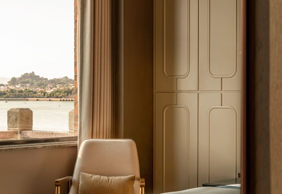 鼓浪嶼全海景單臥套房（夕陽海景落地窗+開放式陽臺）