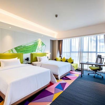 舒適雙床房 廣州花都希爾頓歡朋酒店優惠