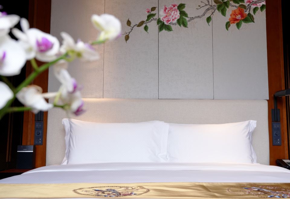 花開富貴主題大床房