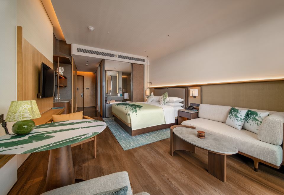 海嶼聽潮露營主題大床房