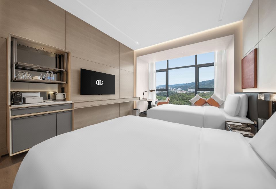 逸境|尊享雙床房「全自動智能馬桶」「智能客控」