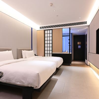 高級房·雙床（無障礙） 廣州景閣飯店（白雲國際機場T2航廈店）優惠