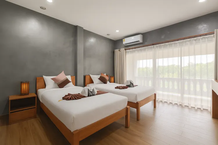 ห้องการ์เด้นวิว เตียงคู่