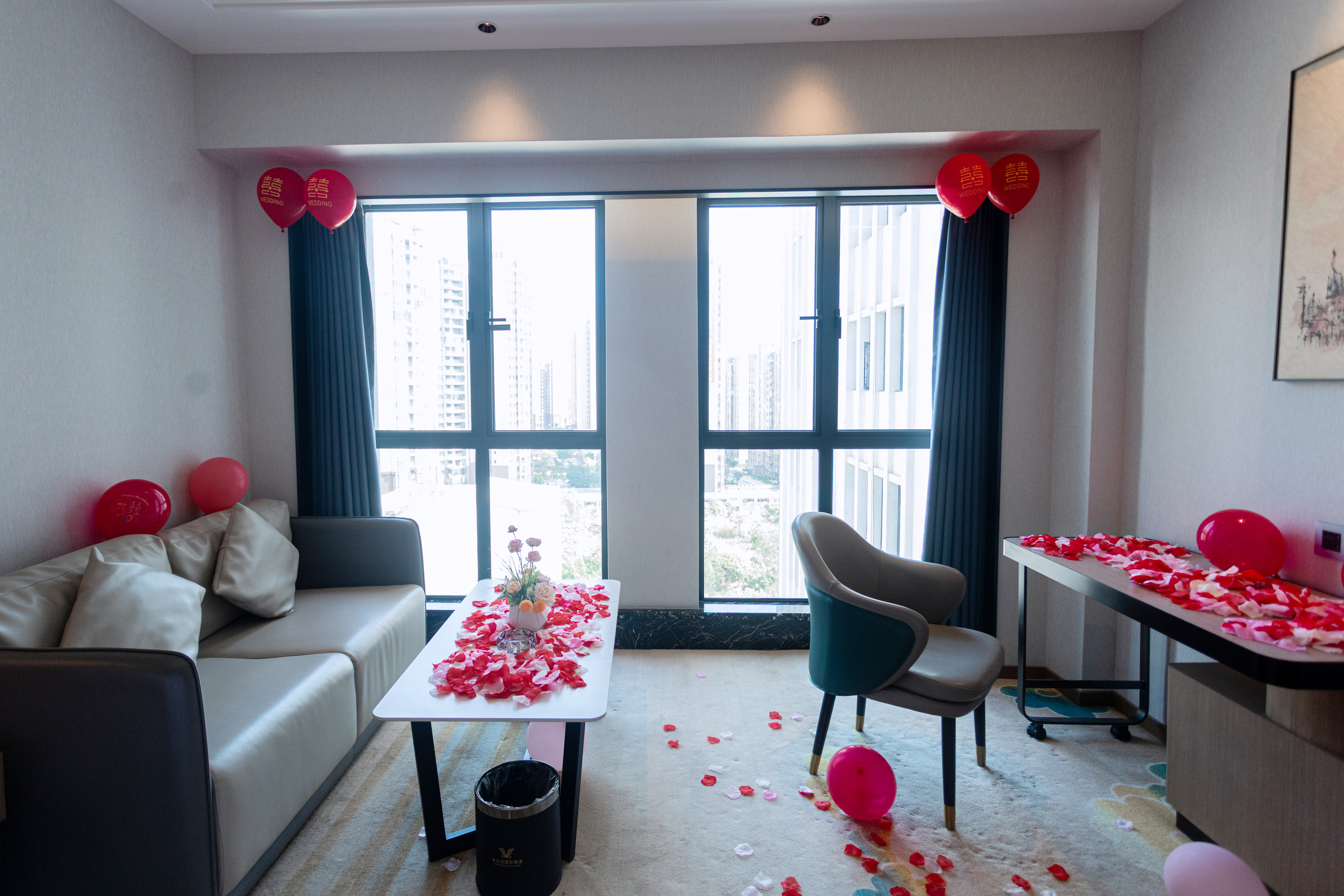 情侣主题房【浪漫思雅+浪漫布置+全屋智能语音】