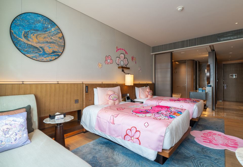 王者荣耀主题双床房