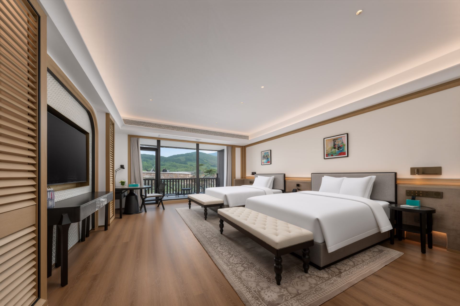 Guanlan Lake-View Twin Room