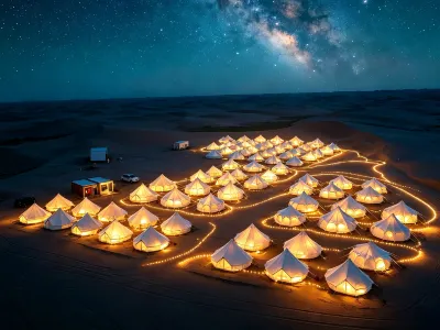 Sand Wilderness · Tengger Shapo Galaxy Star Resort Cluster Hoteles en 