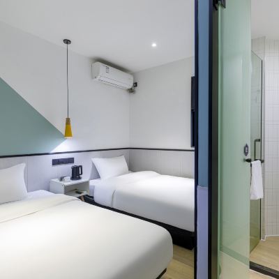 易享雙床房（對外窗） 易佰飯店（福州火車站店）優惠