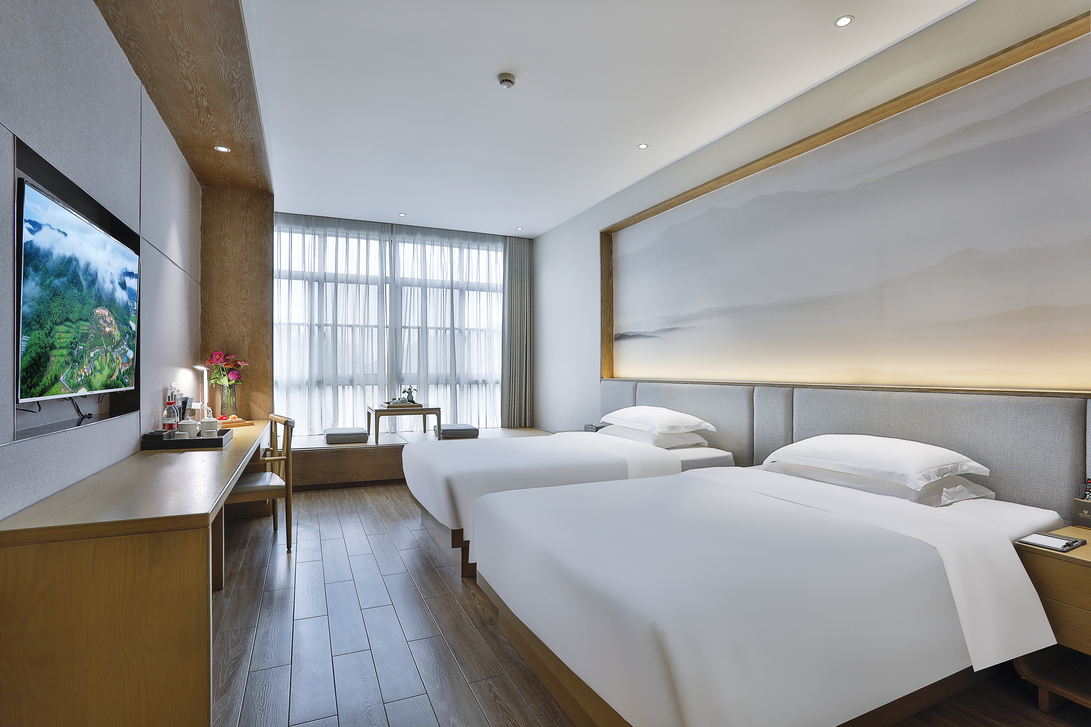 茶园榻榻米双床房