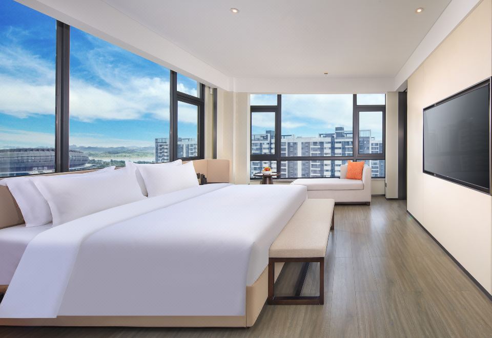 大隐于市·泊隐套房（两房一厅270°景观+百寸巨幕+浴缸）