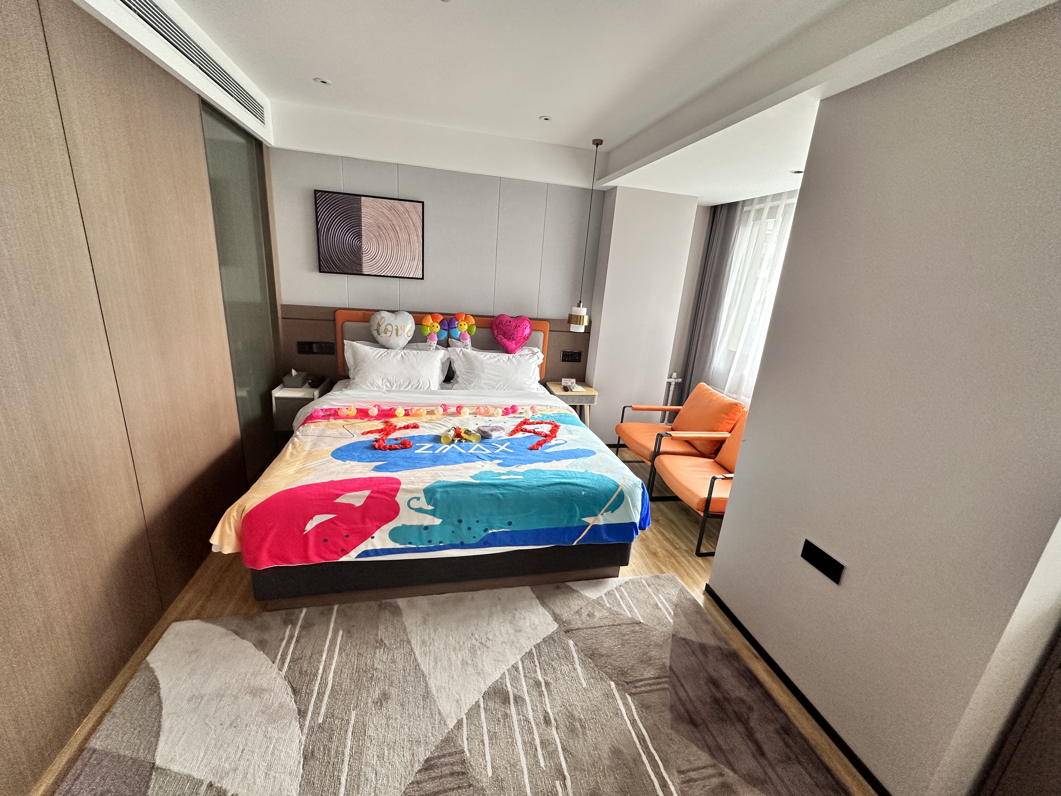 ZMAX Manxi Hotel (Harbin Central Street Sophia Church Store)七夕主题房