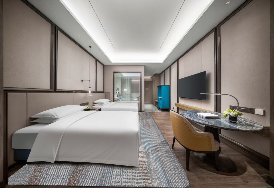 高級房 雙床 城景 浴缸