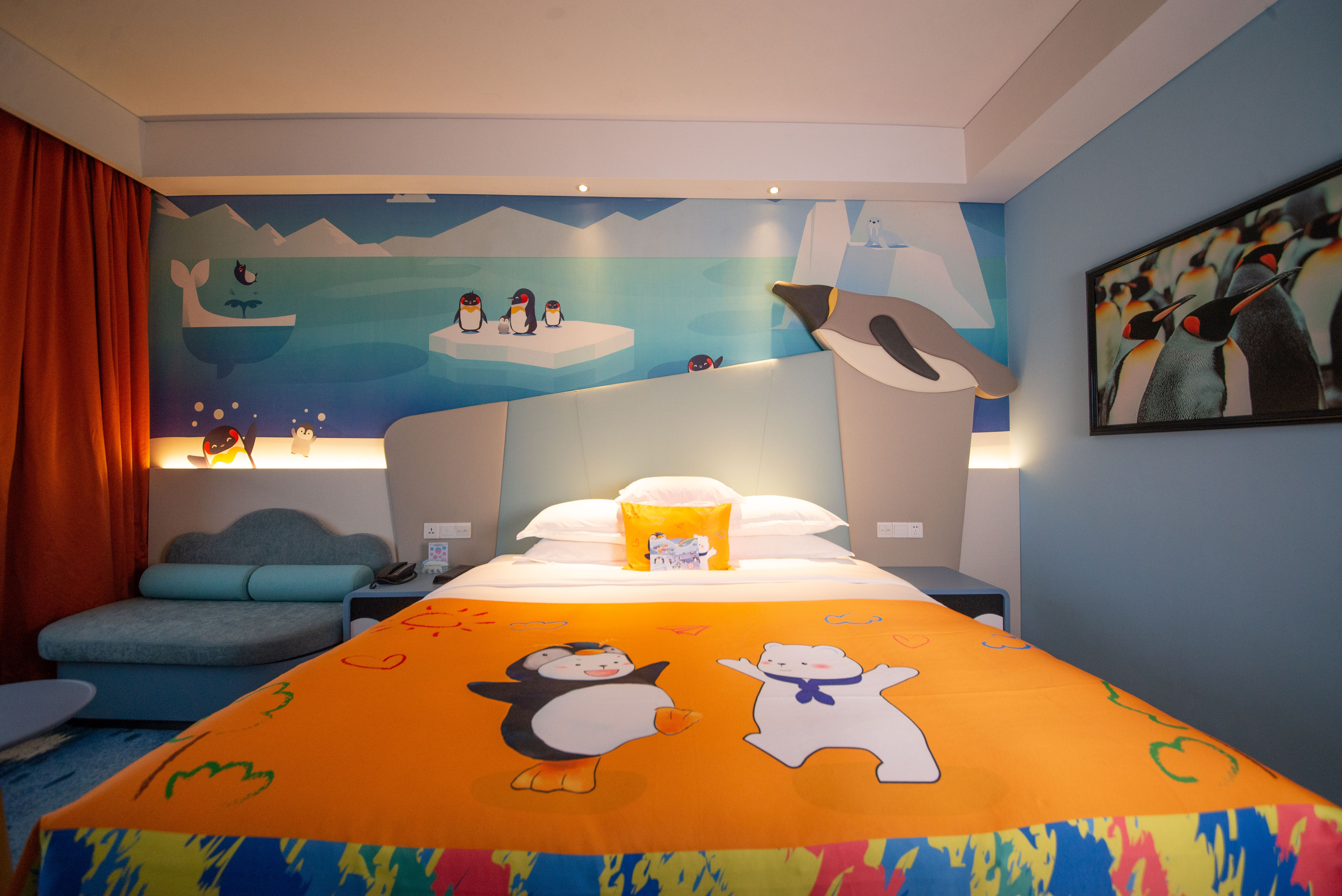 烟花景观房大床房