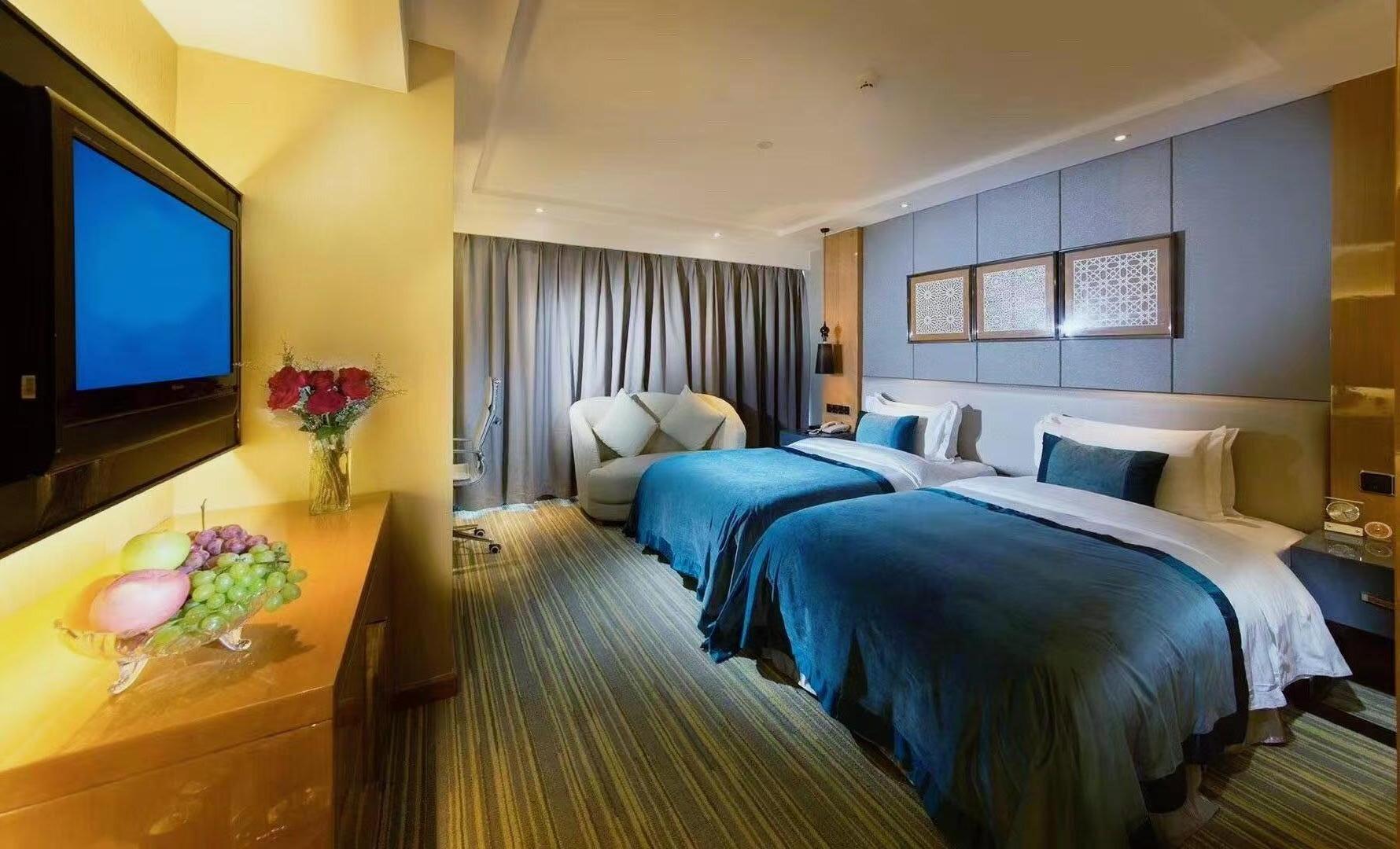 精選雙床房（舒適浴缸+小冰箱）