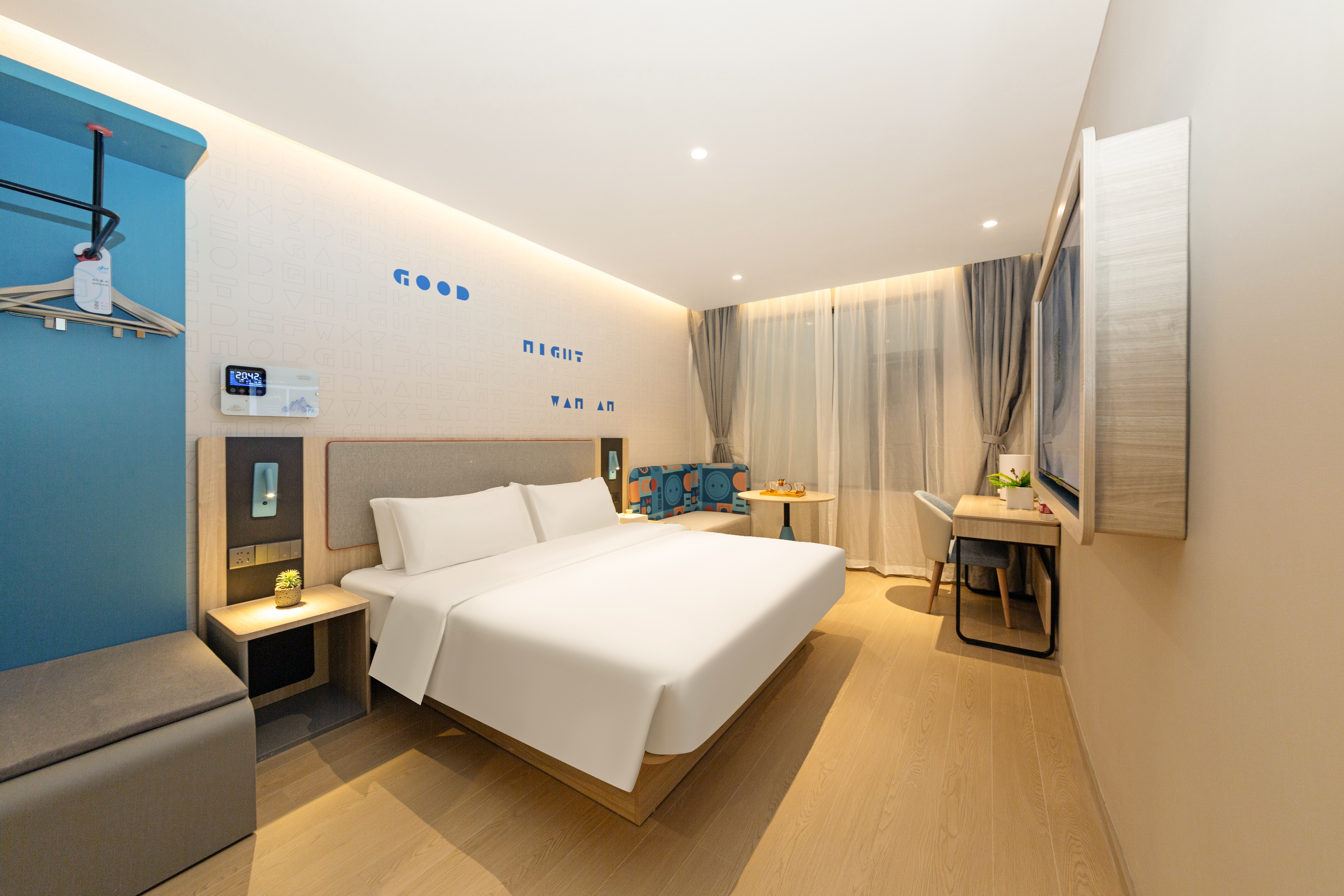 商務大床房A（瀰漫供氧+地暖+加濕器+夢百合0壓床墊）