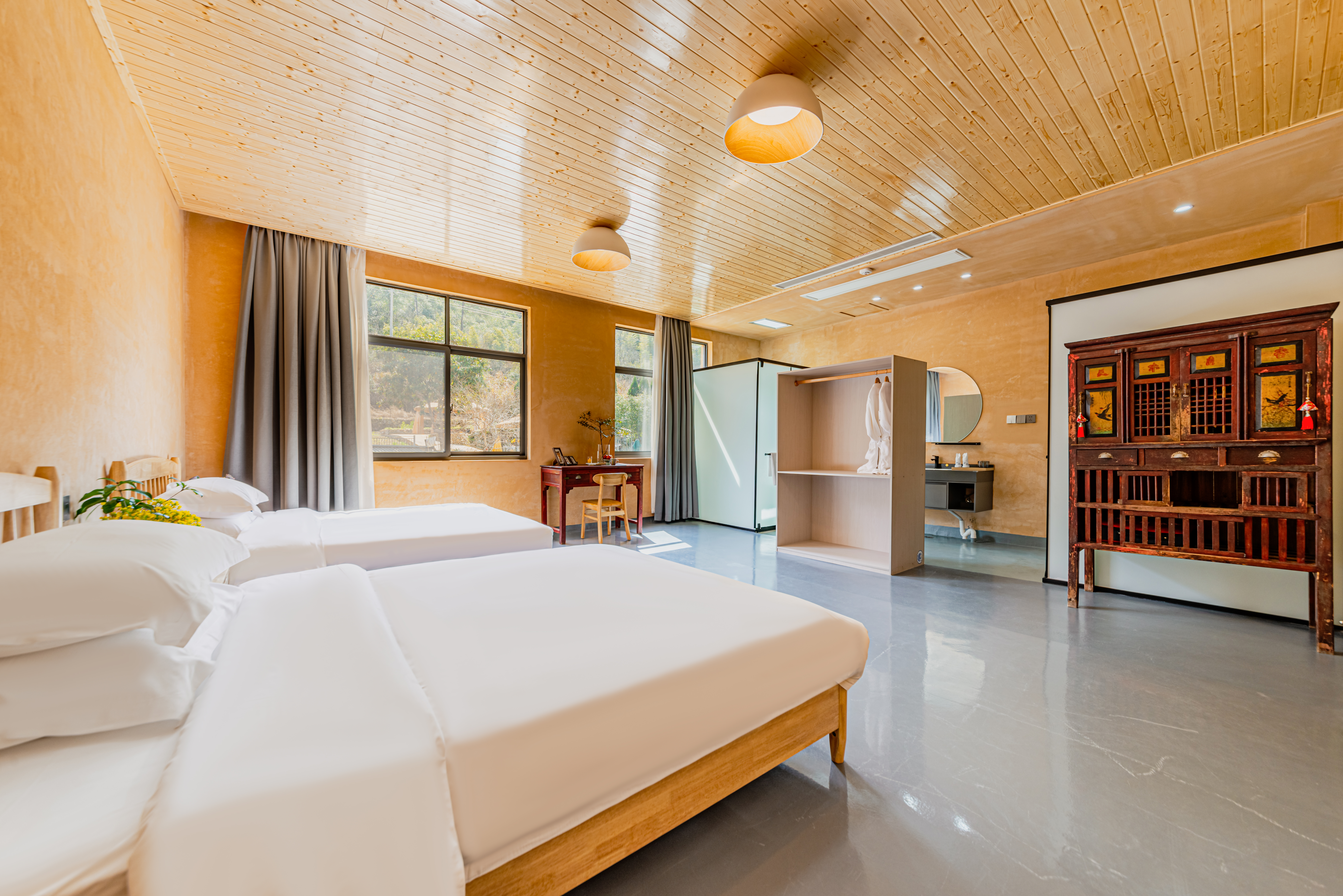 左琴·溪边双床房