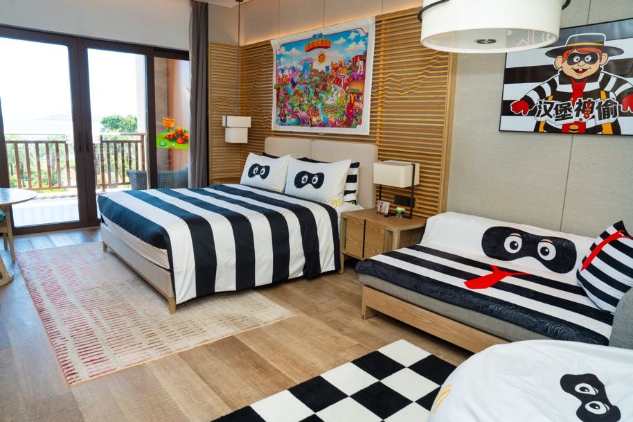 麥當勞主題豪華海景大床房
