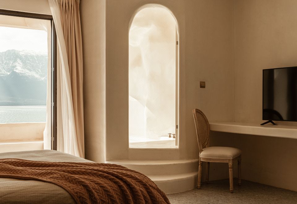 圣托里尼·放牧心灵大床房【海景洞穴泡池+连通露台】