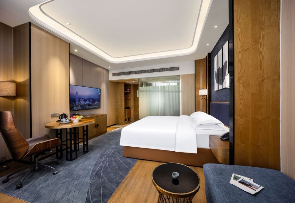 Wyndham?至尊大床房【园林美景+功夫茶具】