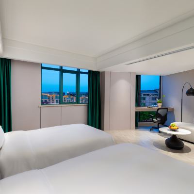 行政雙床房（百寸投影） 巴里島雅庭飯店（義烏國際商貿城店）優惠