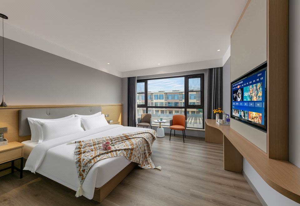 素雅丨轻奢大床房（全景超大窗+记忆枕+深睡眠床垫）