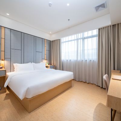 高級大床房（裸棉床品+靜心辦公） 鼎旺酒店（陳村地鐵站店）優惠