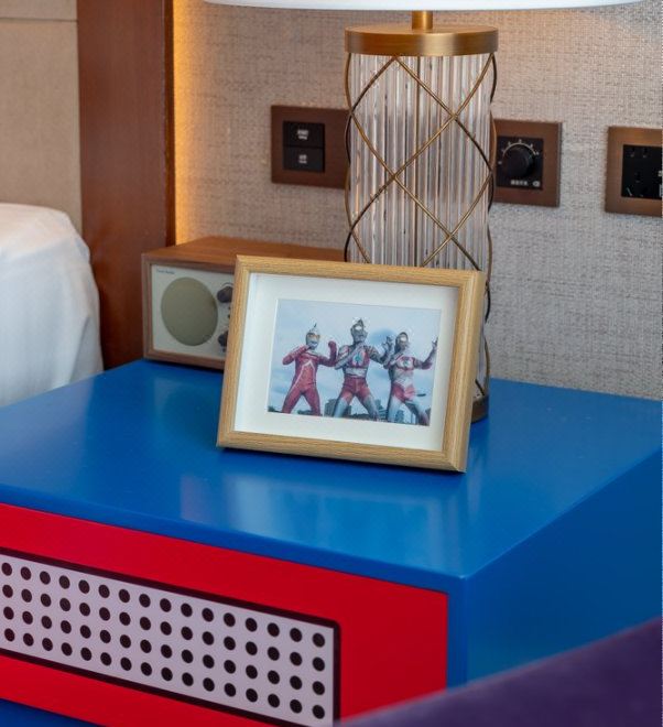 SeaView Garden Hotel QingdaoClassic Ultraman Theme Sea-view Two-Bedroom Suite (Two Double Beds + Two War Chariot Beds)