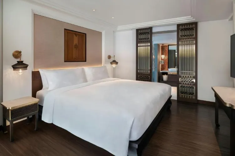 อพาร์ตเมนต์แบบ 2 ห้องนอนมีวิวสระว่ายน้ำ