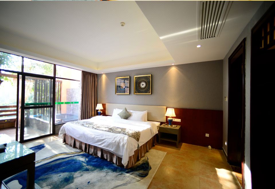 半山别墅花园大床房|独立温泉池