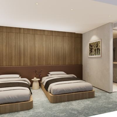 標準雙人房（12小時）-僅限過境旅客 仁川機場1號客運大樓過境酒店優惠